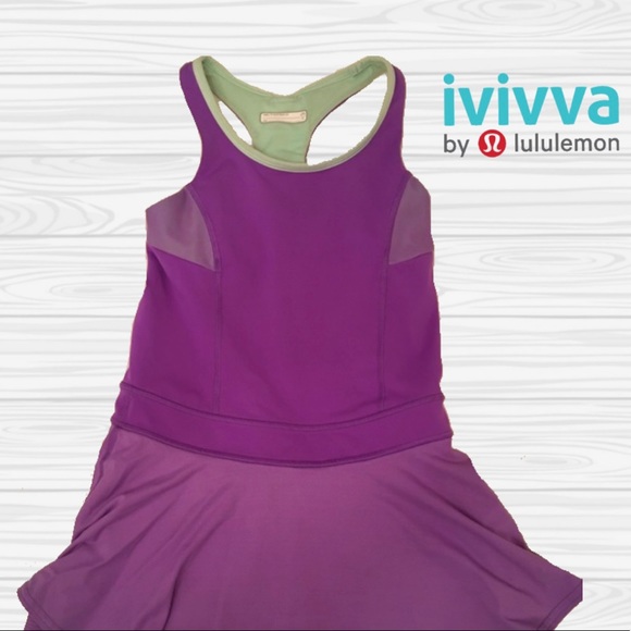 🍋Ivivva Purple Dress size 14 by Lululemon🍋 - Picture 10 of 11